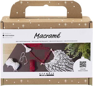 Mini DIY Kit Macramé, Julemand