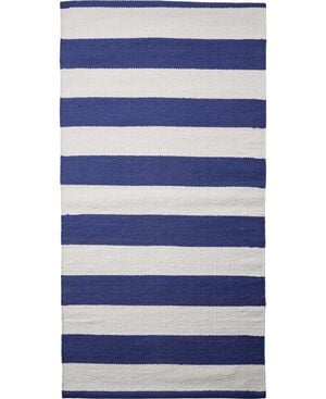 stripe/blå-hvid, tæppe