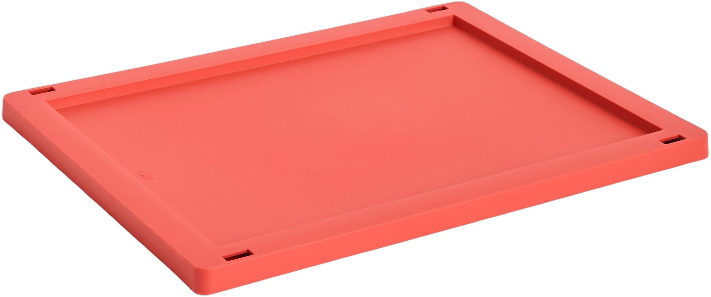 HAY Colour Crate Lid Plastic-Medium-Red