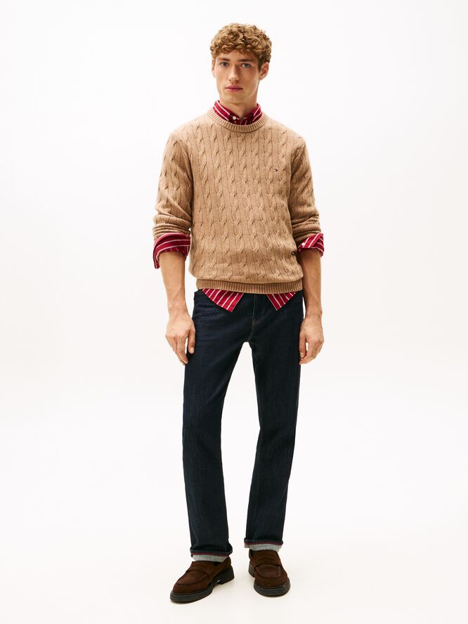 LAMBSWOOL BLEND CABLE CREW