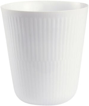 Hvid Riflet 29 cl. termokop