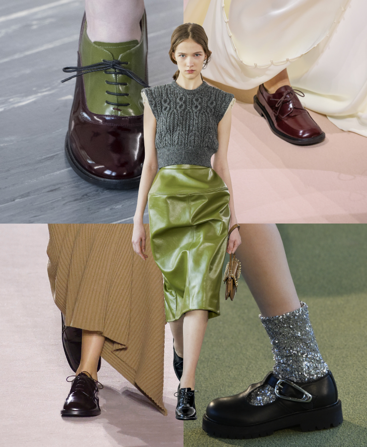 model går på catwalk