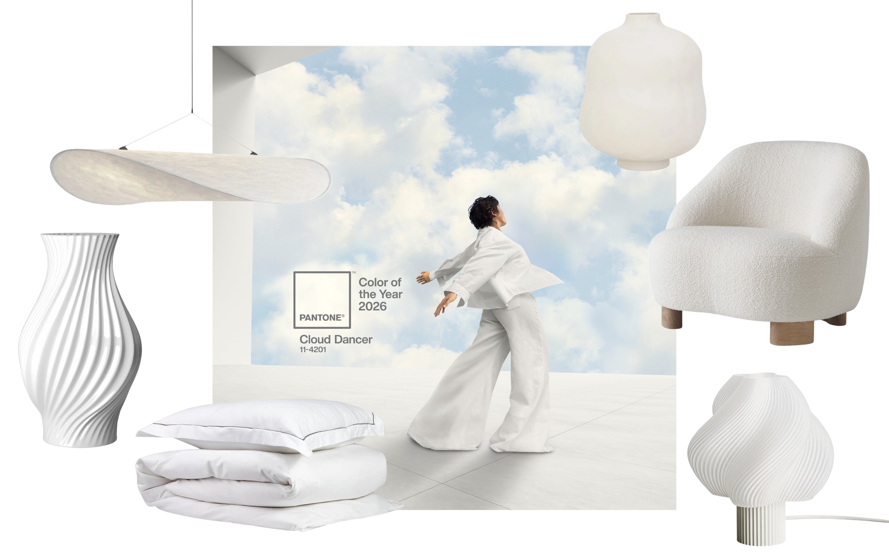 kollage med boligprodukter