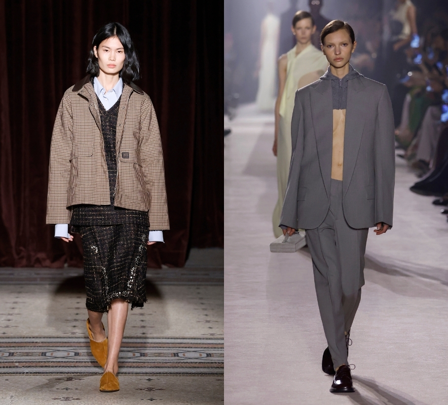 modeller på catwalk