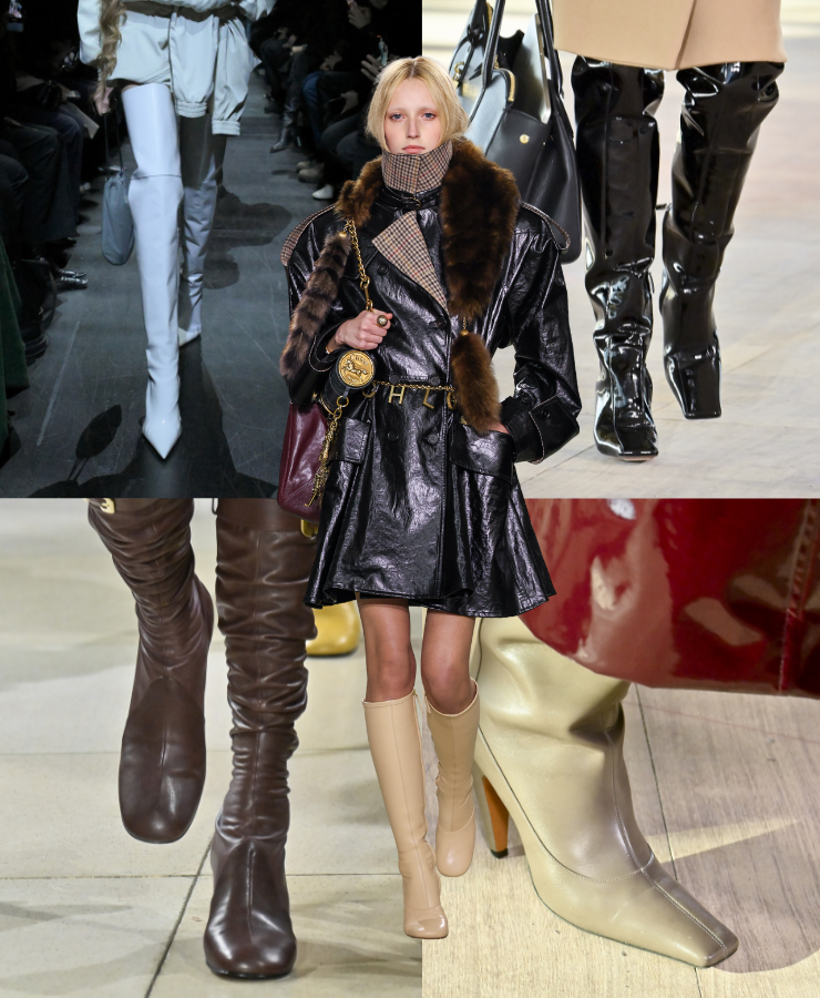 model går på catwalk