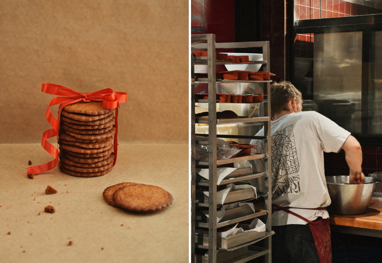 KOLLAGE MED BRUNKAGER