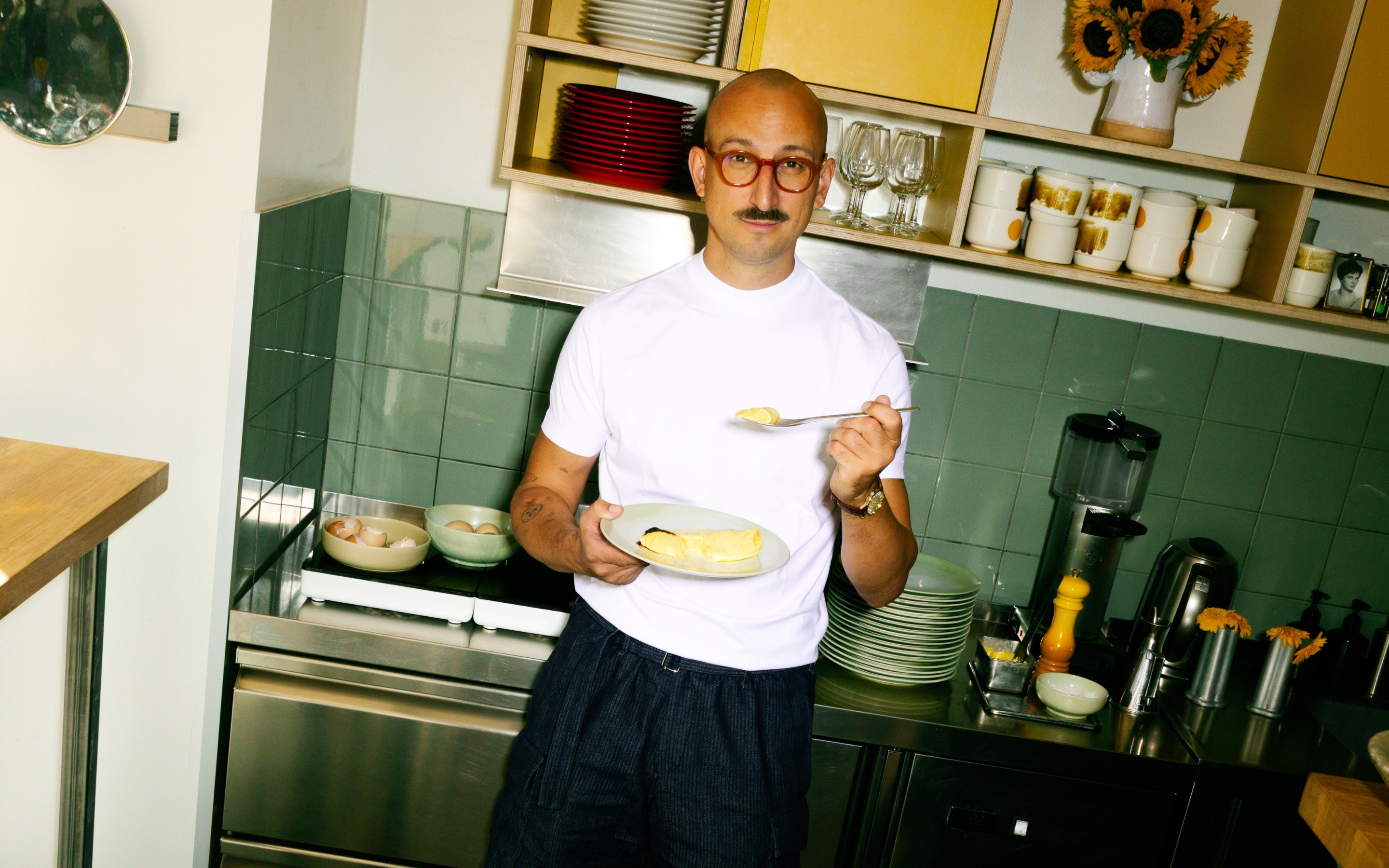 mati med en omelet