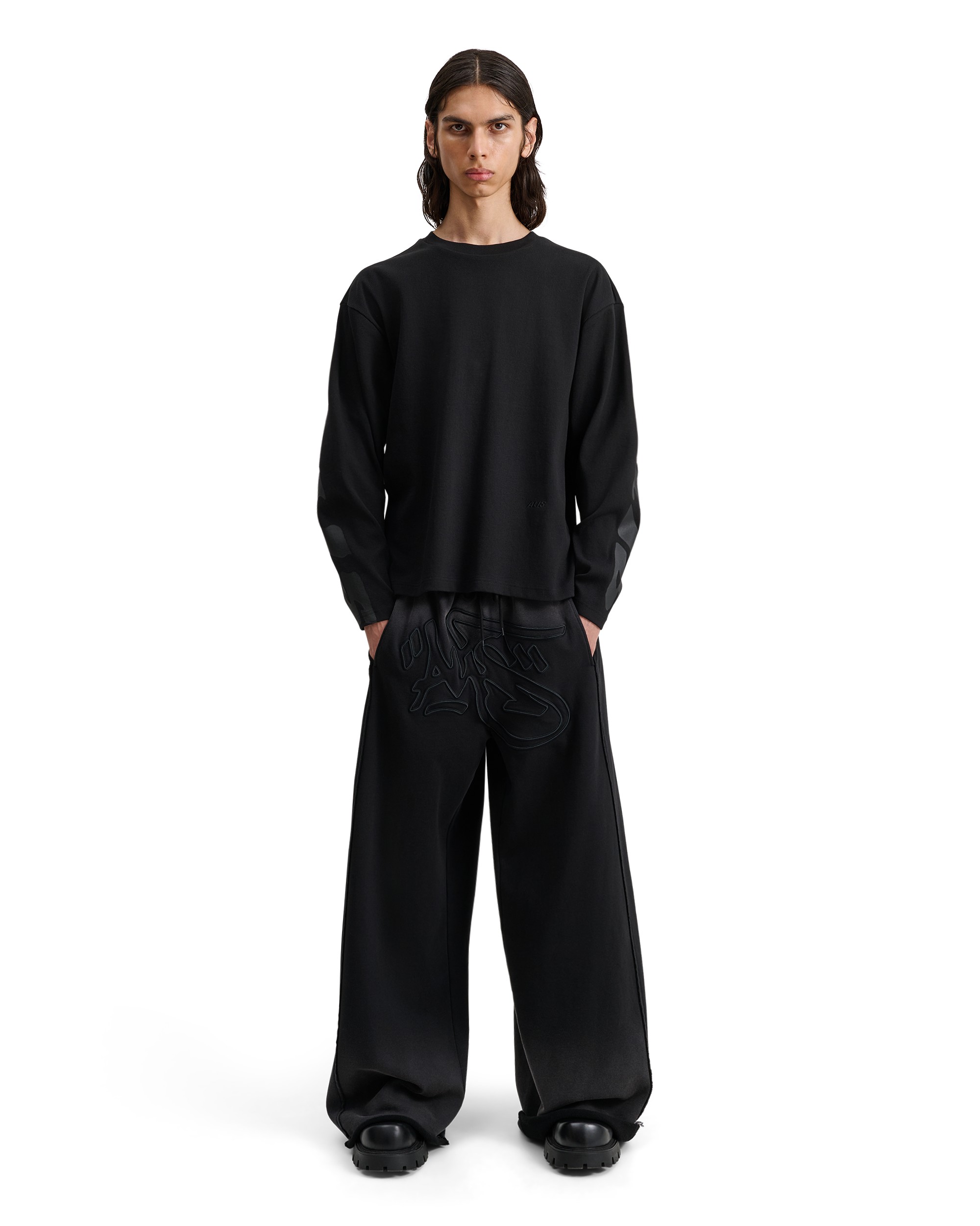 Joshua Long Sleeve IN RIB W/ Back Print - DKK 560 - Spar 30%