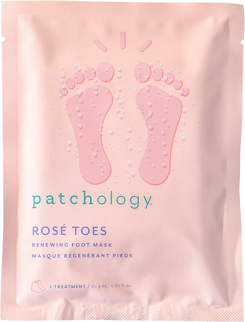 Rosé Toes Renewing Foot Mask