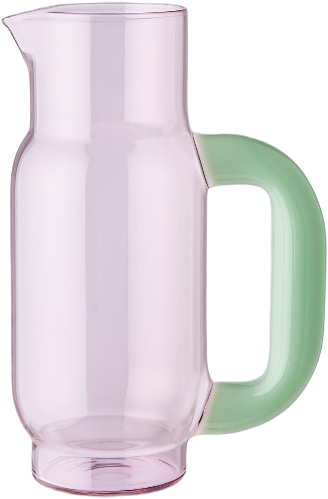 Pitcher, Rose/milky Jade