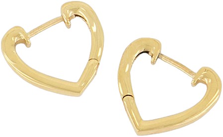 Earrings Open Heart