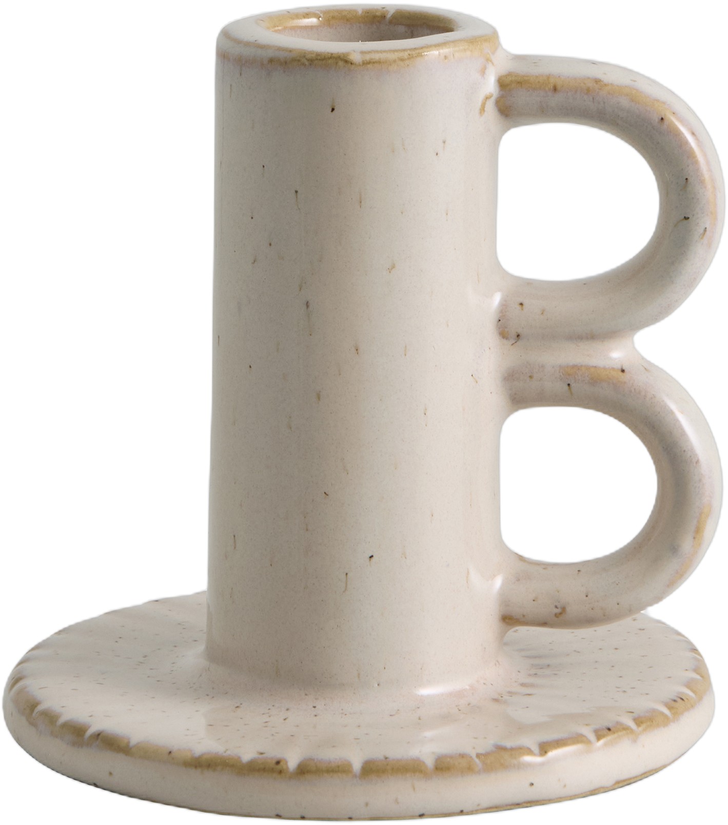 Gavdos Candle Holder Beige