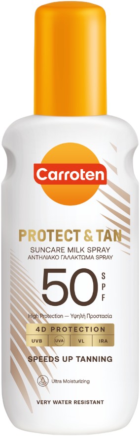 Carroten Protect & Tan Body Milk Spray SPF 50