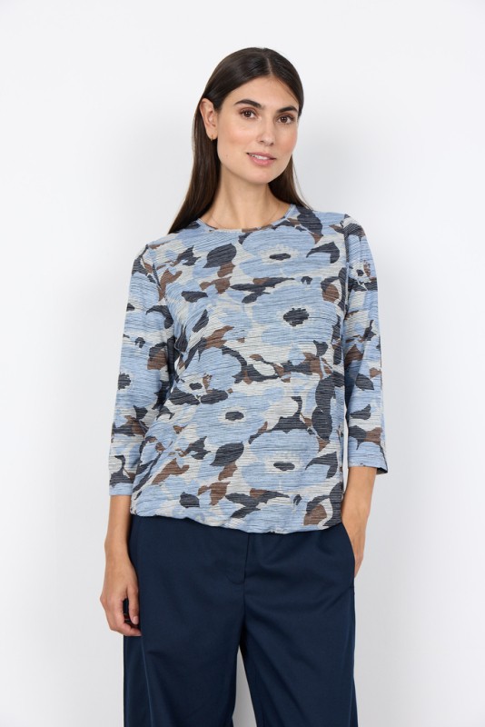 Scgalina 68 Bluse Lyseblå