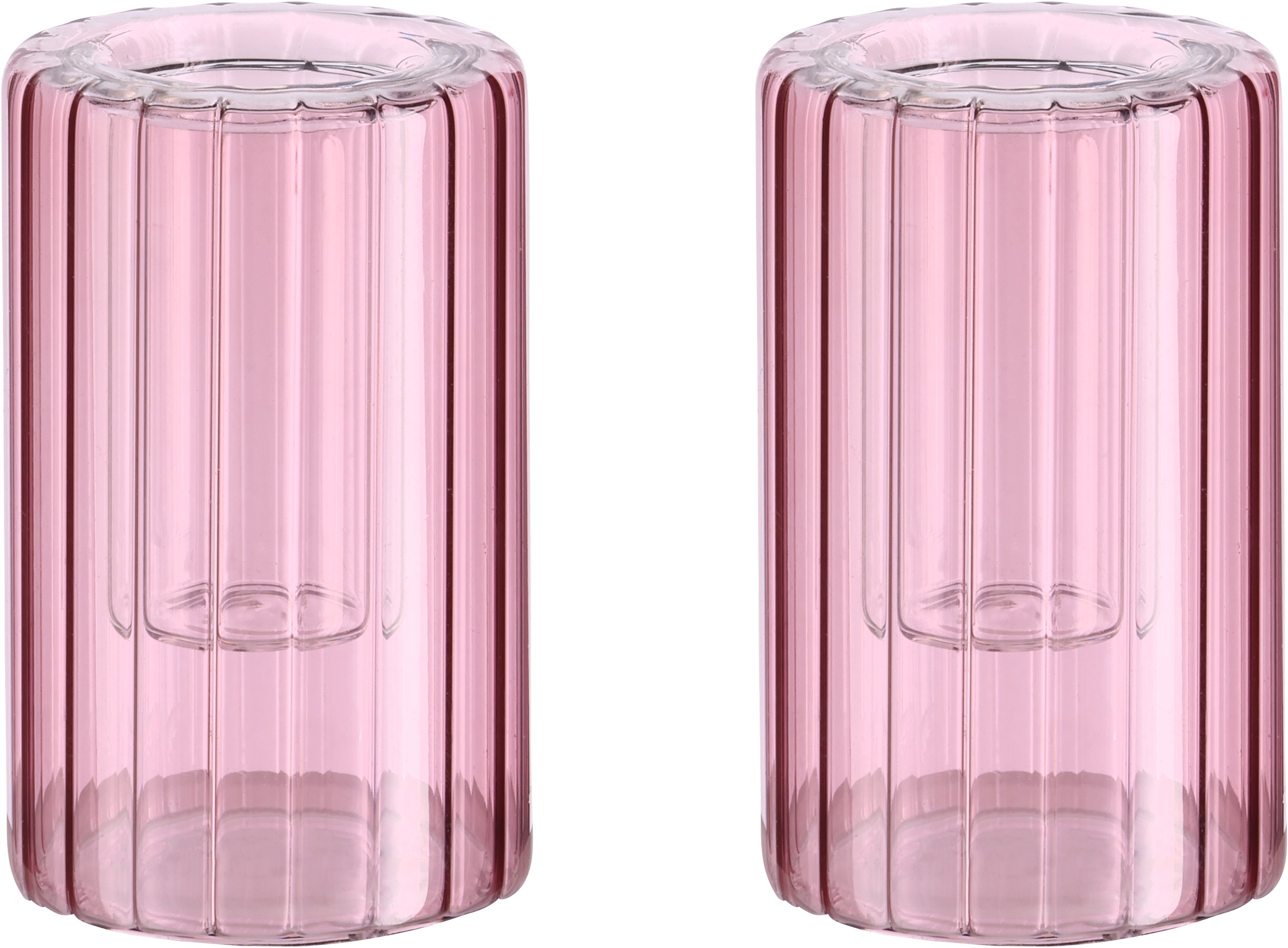 MM Lima Candleholder, Vintage Rose, 2pack