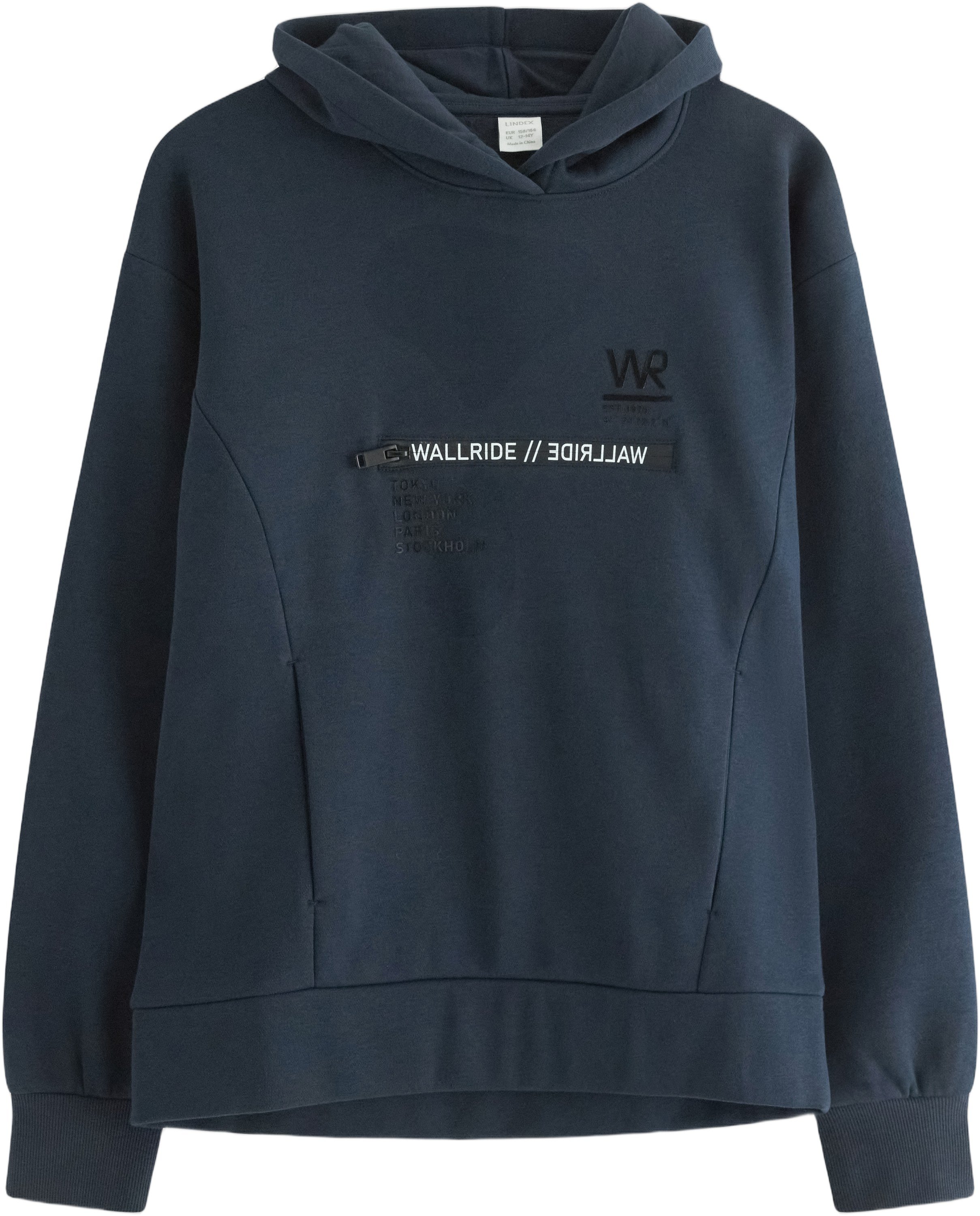 Blød Hoodie med Børstet Inderside o