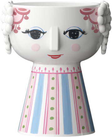 Eva Lysestage H9. 5 cm Pink