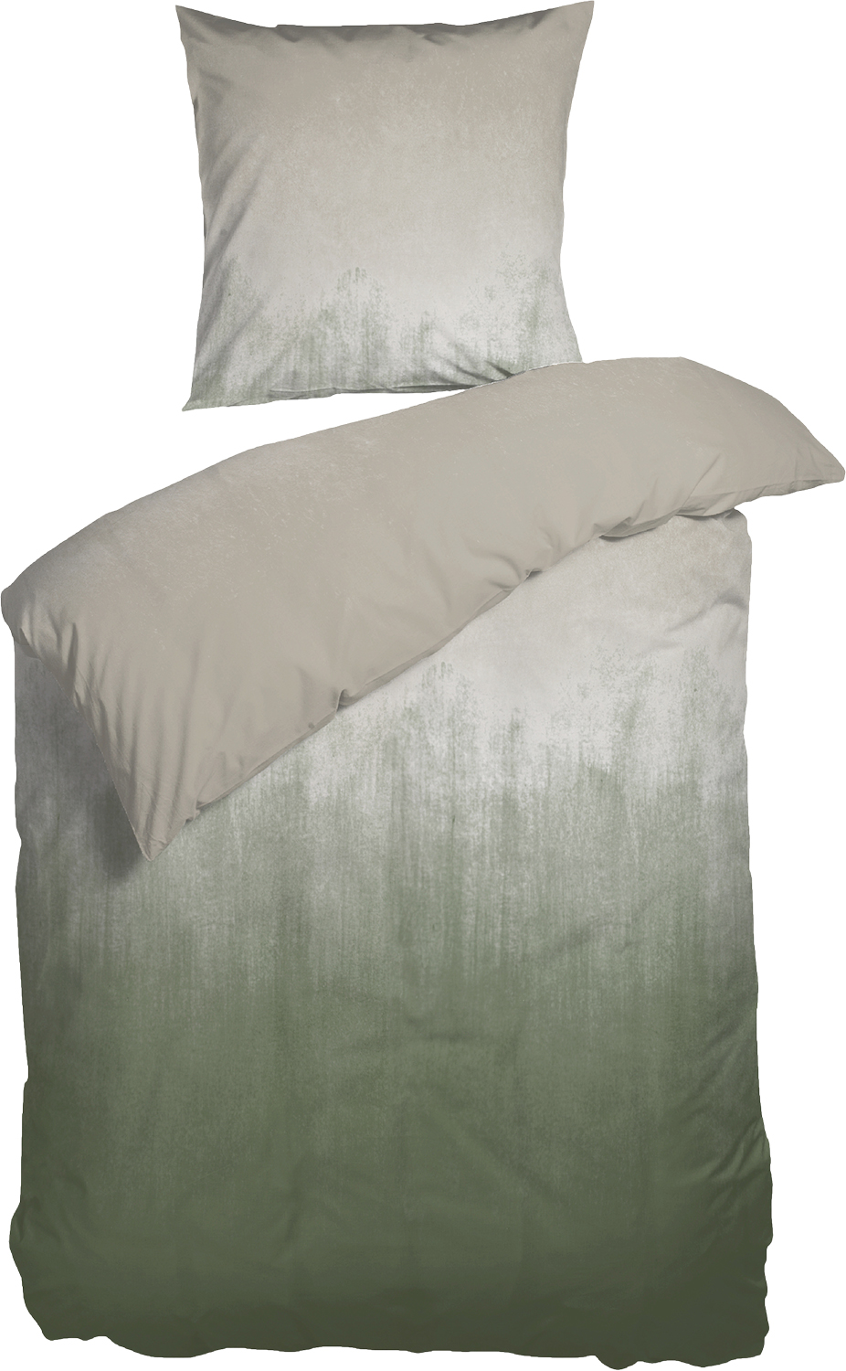 Økologisk Sengelinned Horisont Sand/green Gots