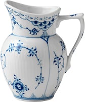 Musselmalet Halvblonde 17 cl. Flødekande