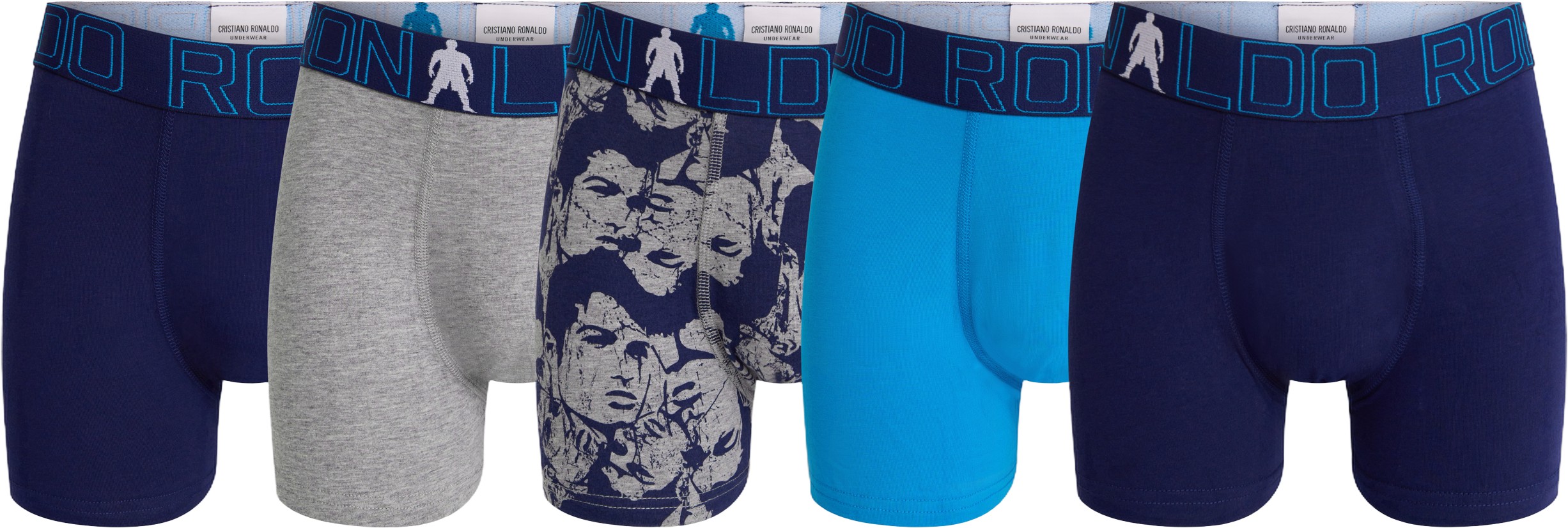 CR7 Boy's Trunk 5pack - Køb til DKK 300 - Spar 39%