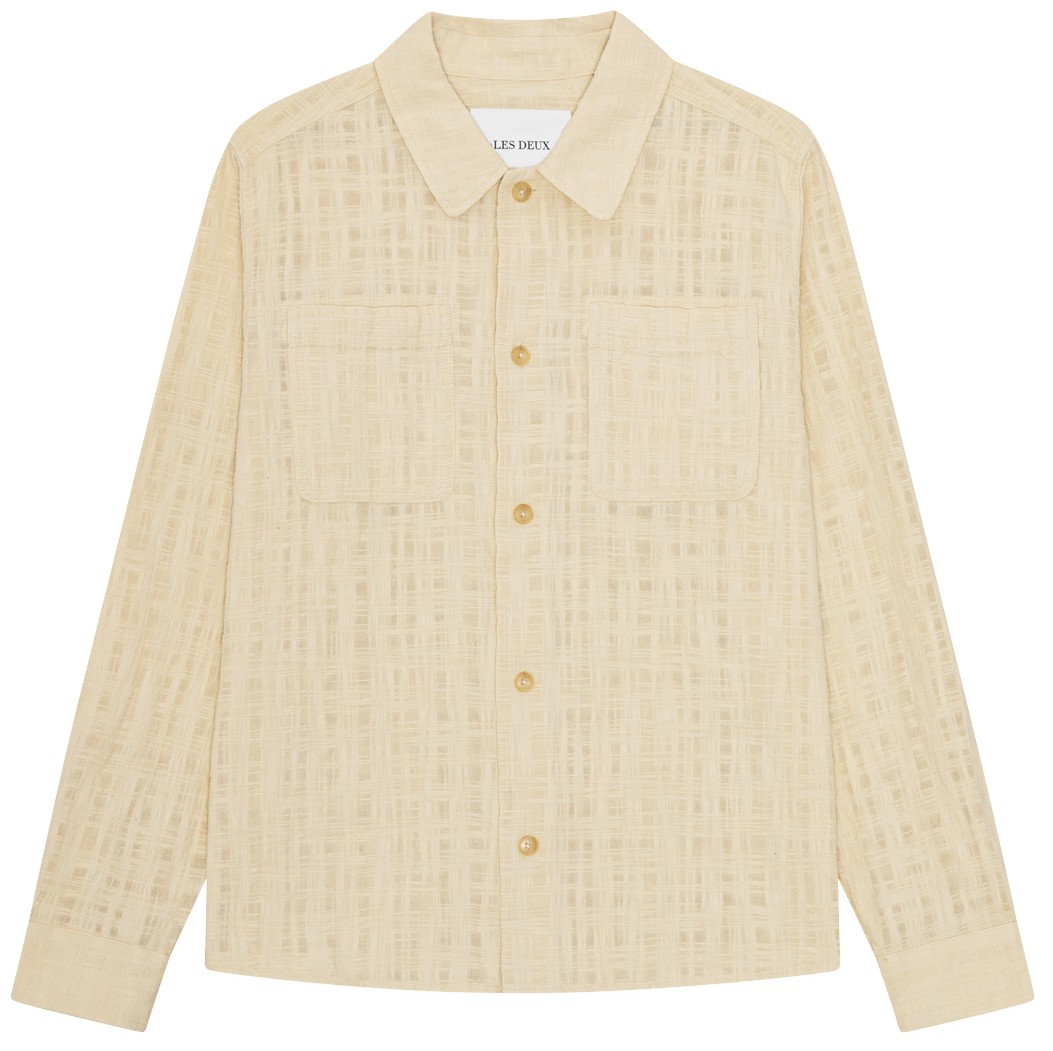 Textured Slub Overshirt