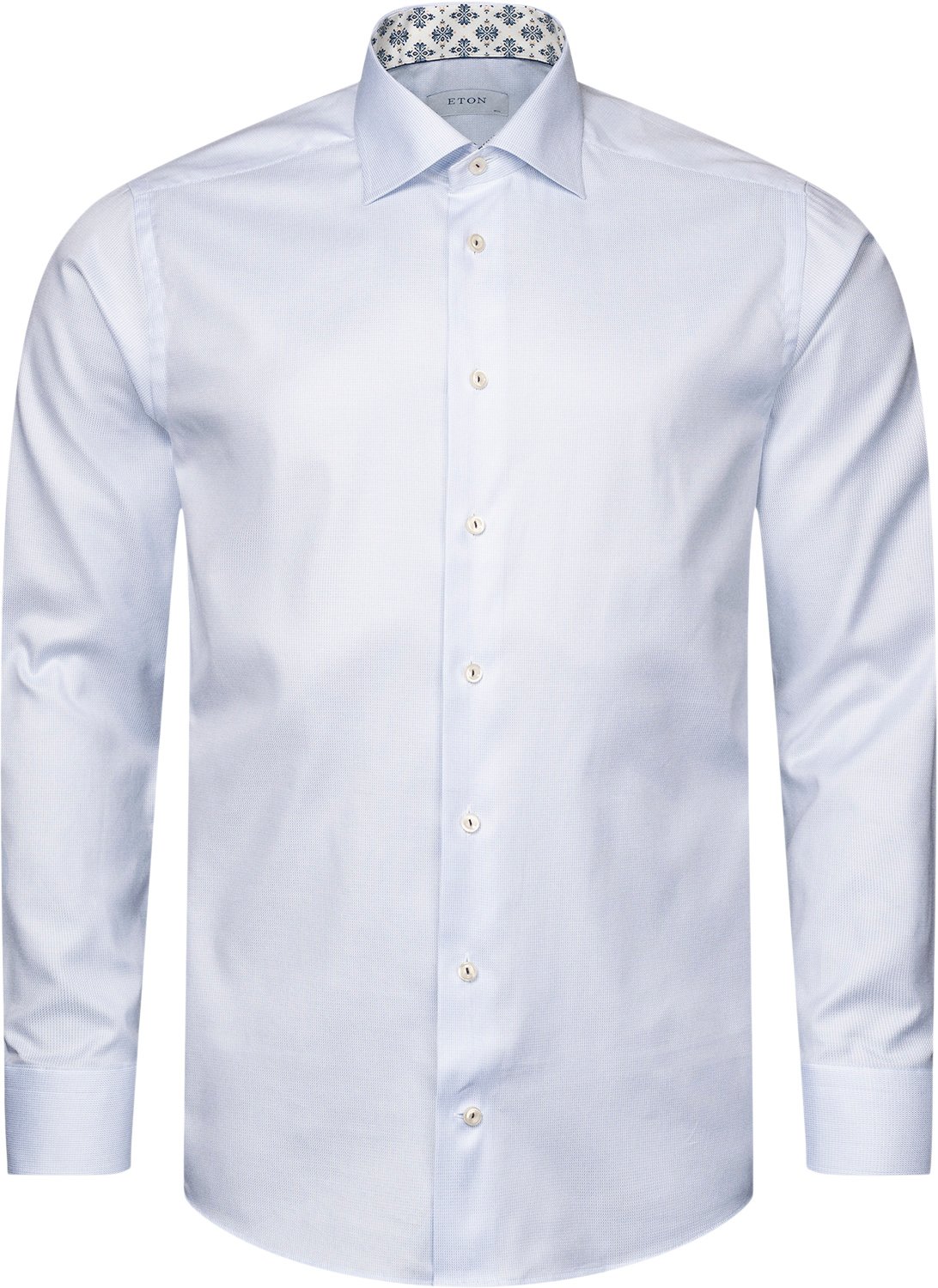 Cont Fit Light Blue Cotton & Tencell Lyocell Shirt