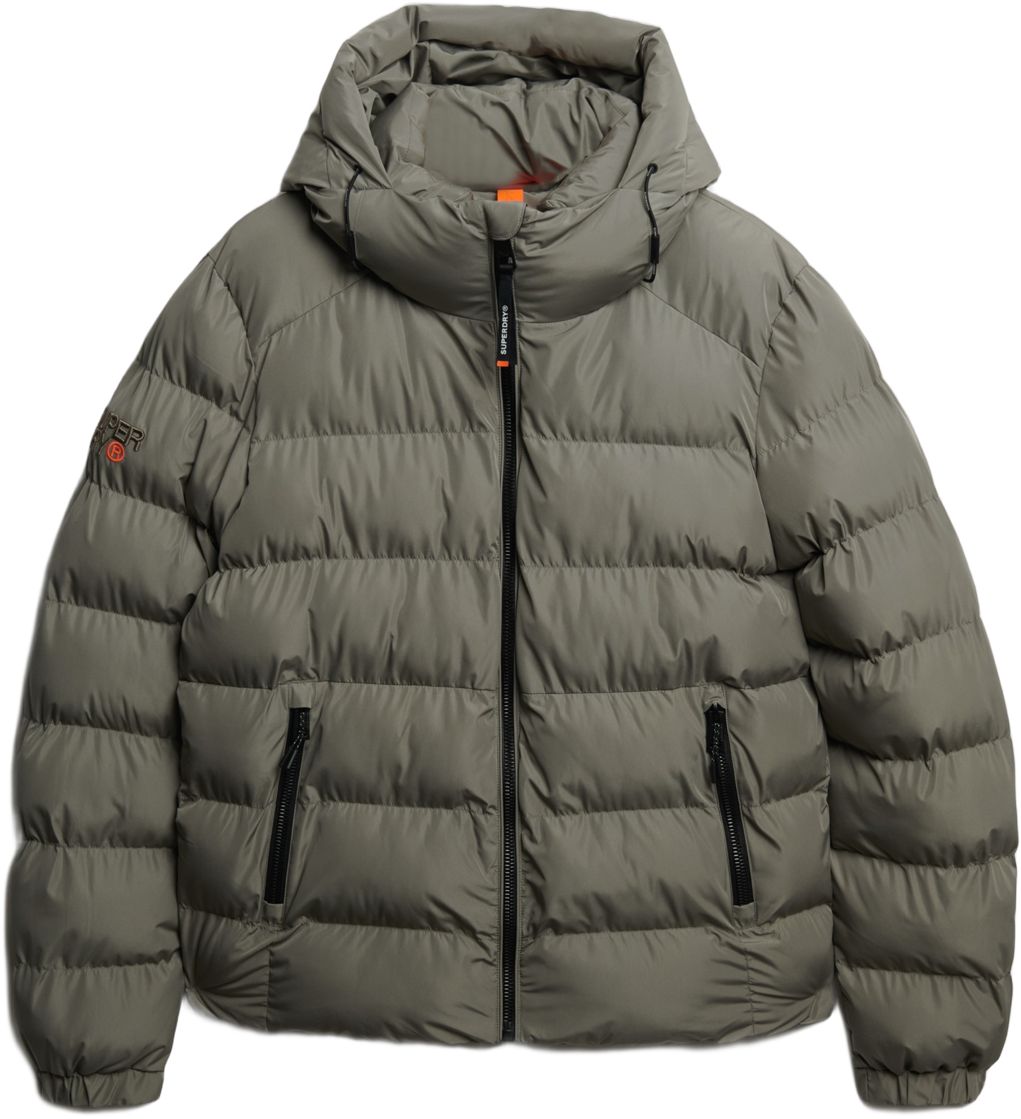 Hooded Sports Puffer Jacket