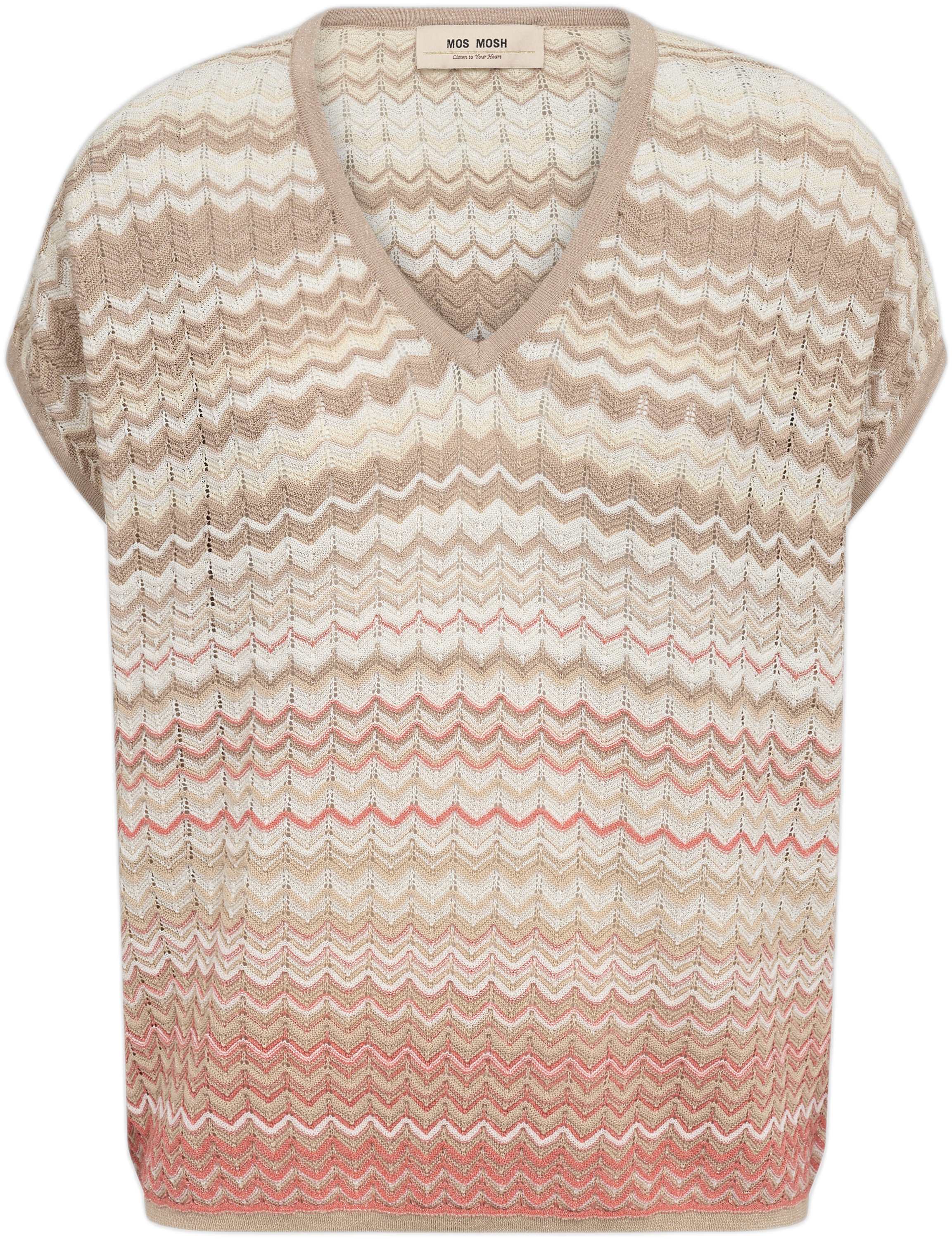Mmshani Zigzag V-neck Knit