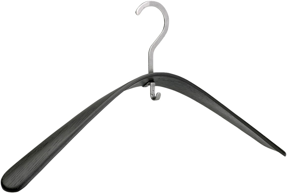 Pilot Coat Hanger, Black, Stainless