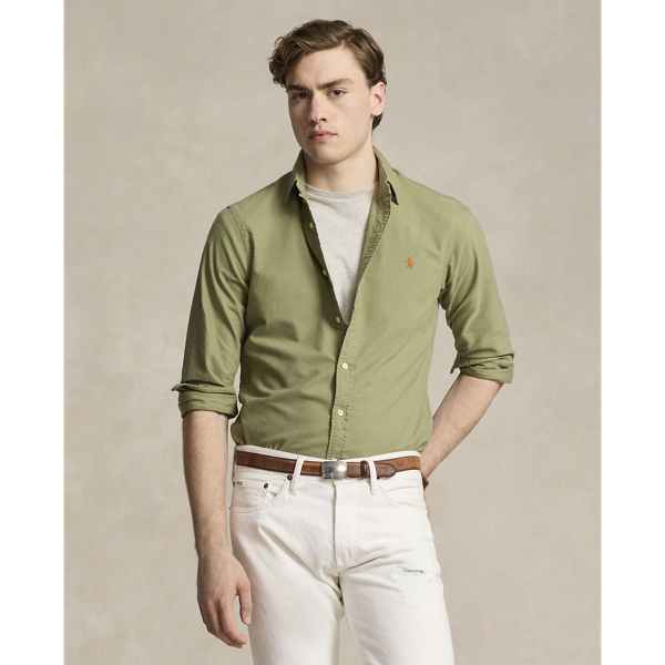 Slim Fit Garmentdyed Oxford Shirt