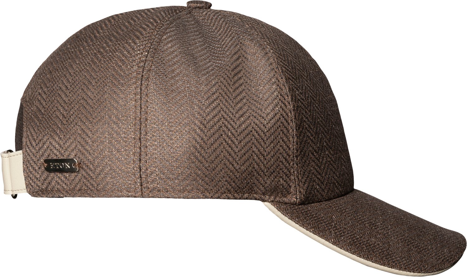 Beige Linen Wool Baseball Cap