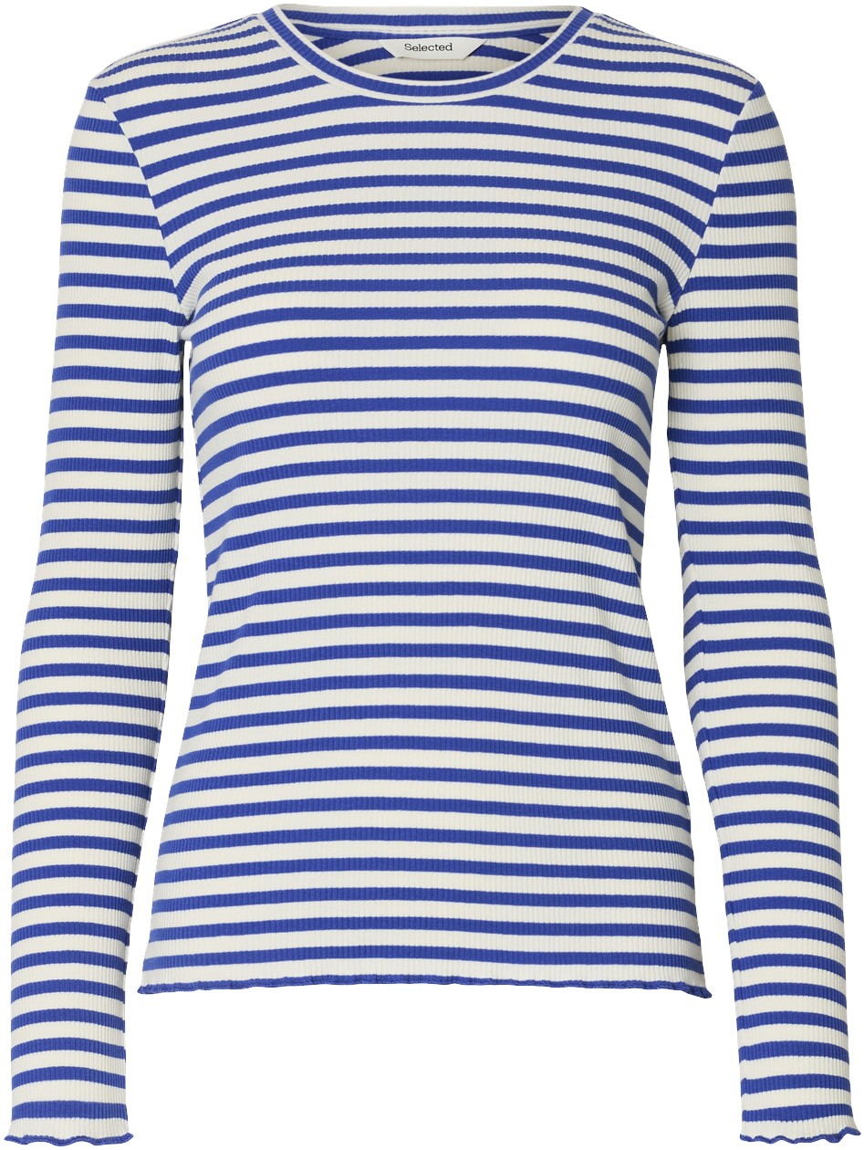 Slfanna LS Crew Neck TEE STR Noos
