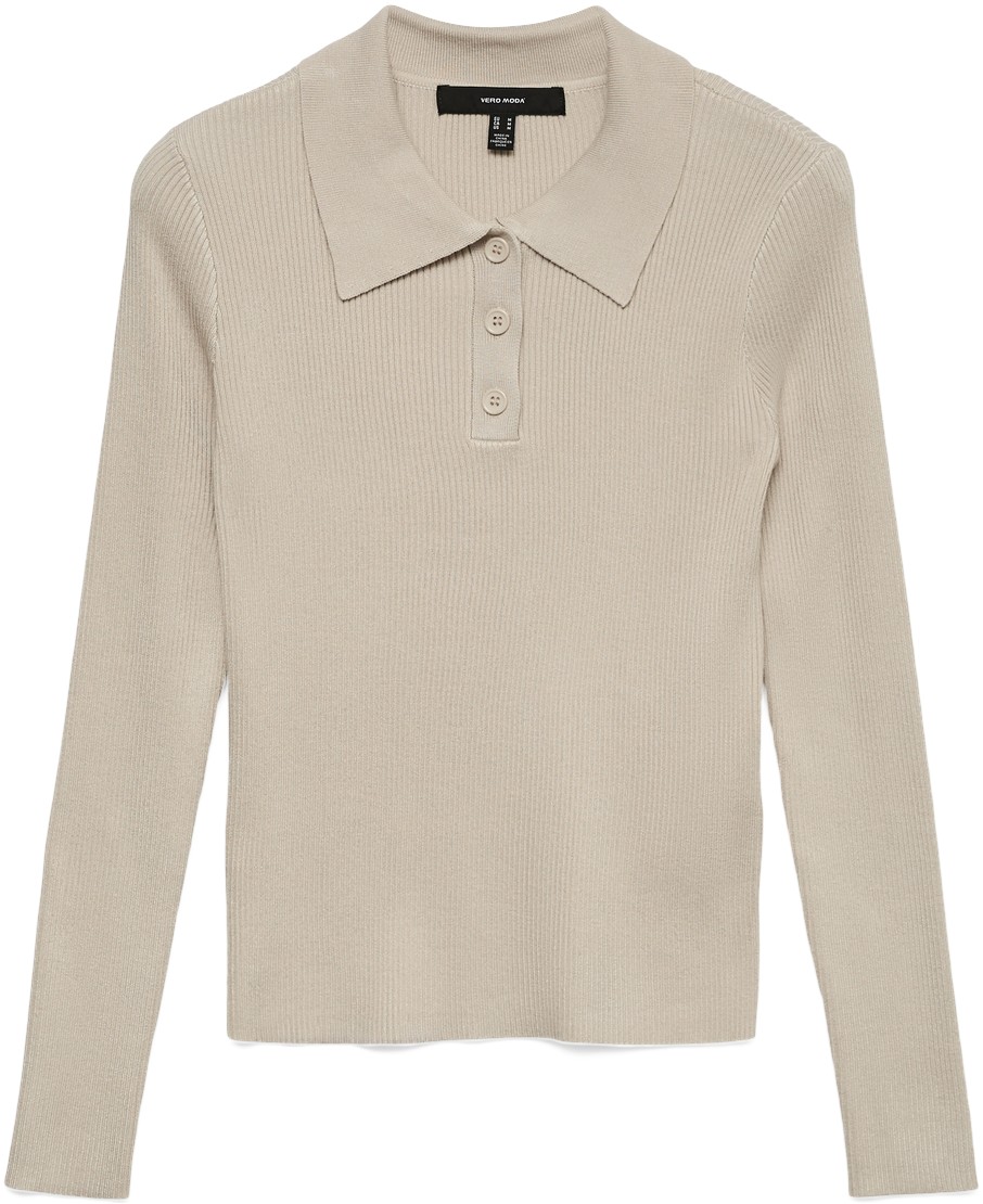 Vmsiljerib LS Poloneck Pullover NOO