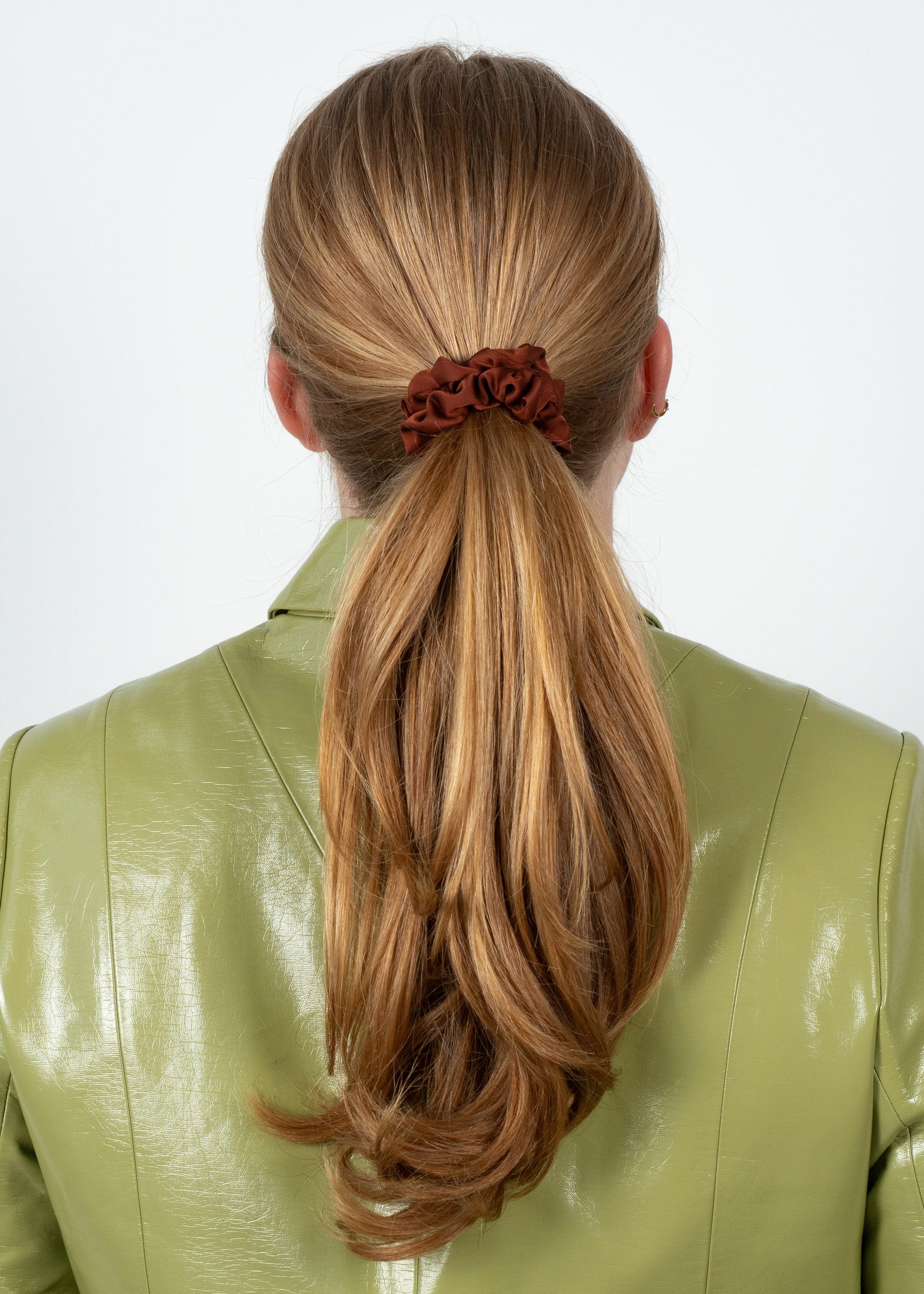 Ruched Ribbon Scrunchie
