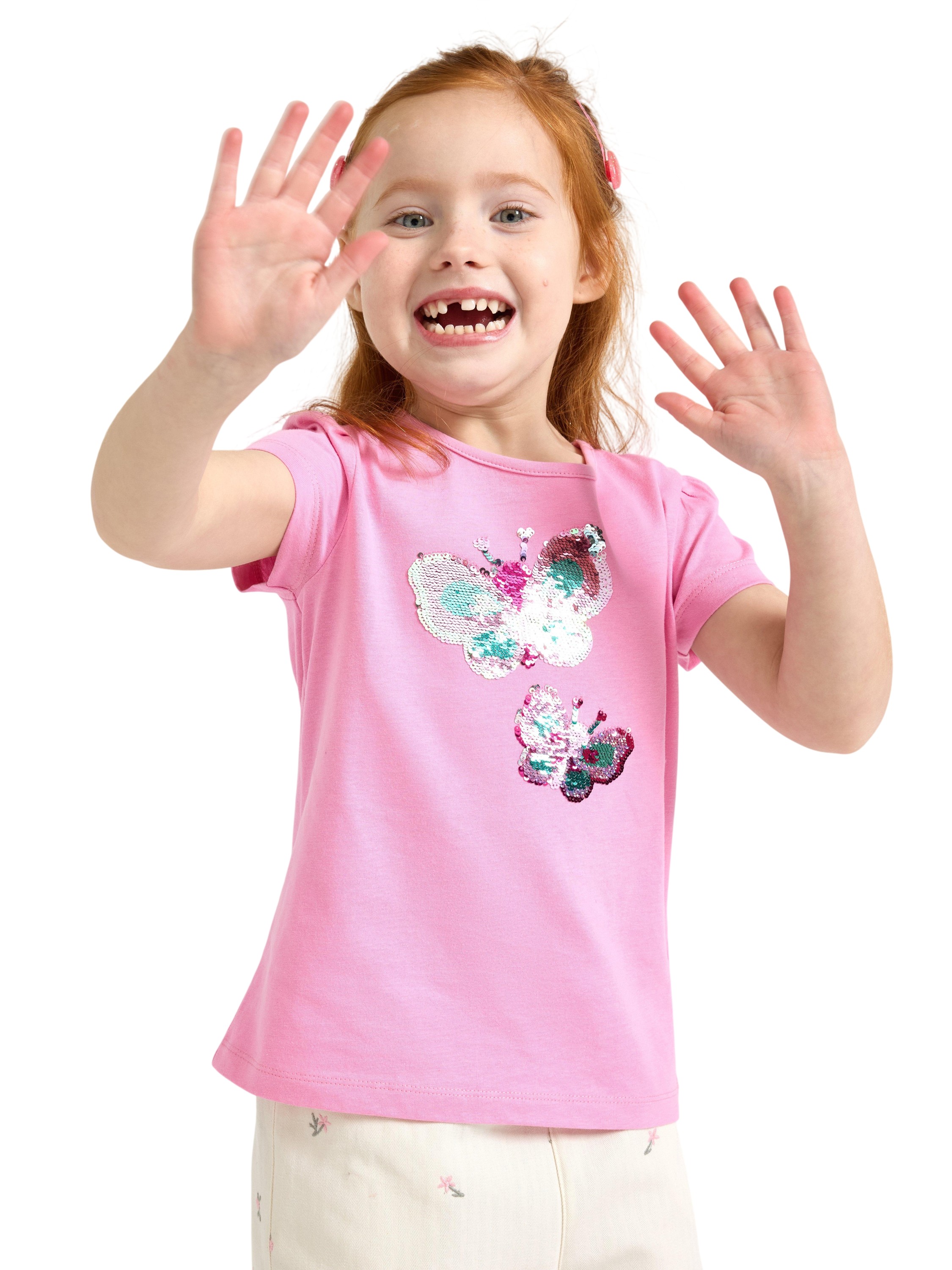 Top in Soft Cotton Jersey With Shor