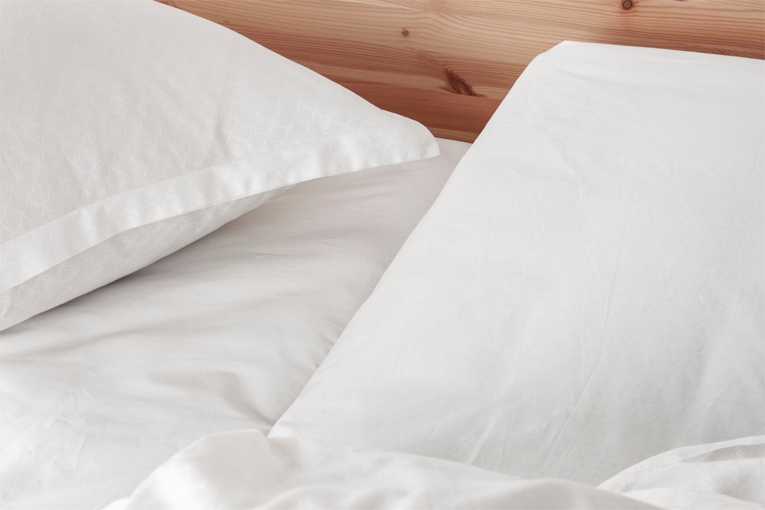 Økologisk Usplit Lagen, Percale – Gots, Hvid