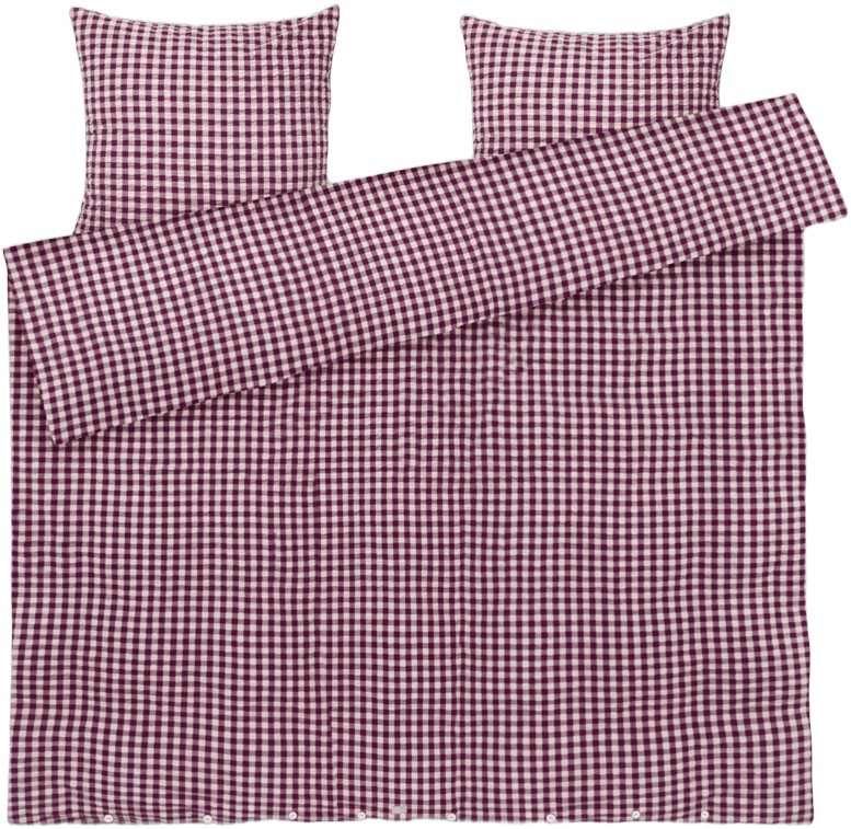 Bæk&Bølge Sengetøj 200x220 cm Blomme/rosa DK