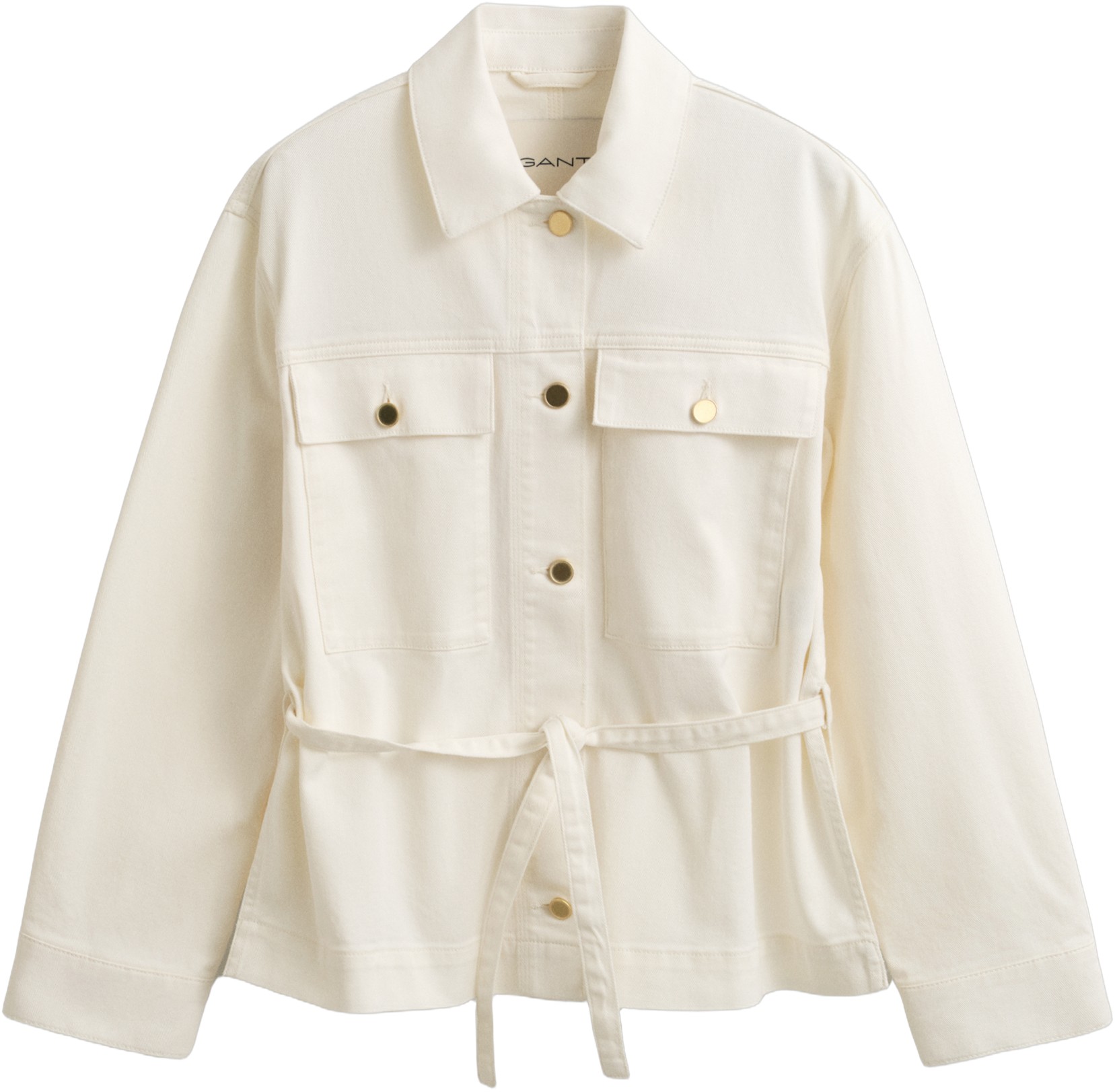 Denim Jacket With TIE Detail