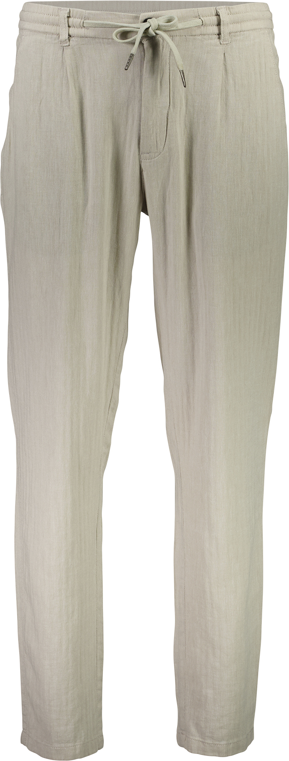 Linen Blend Herringbone Pants