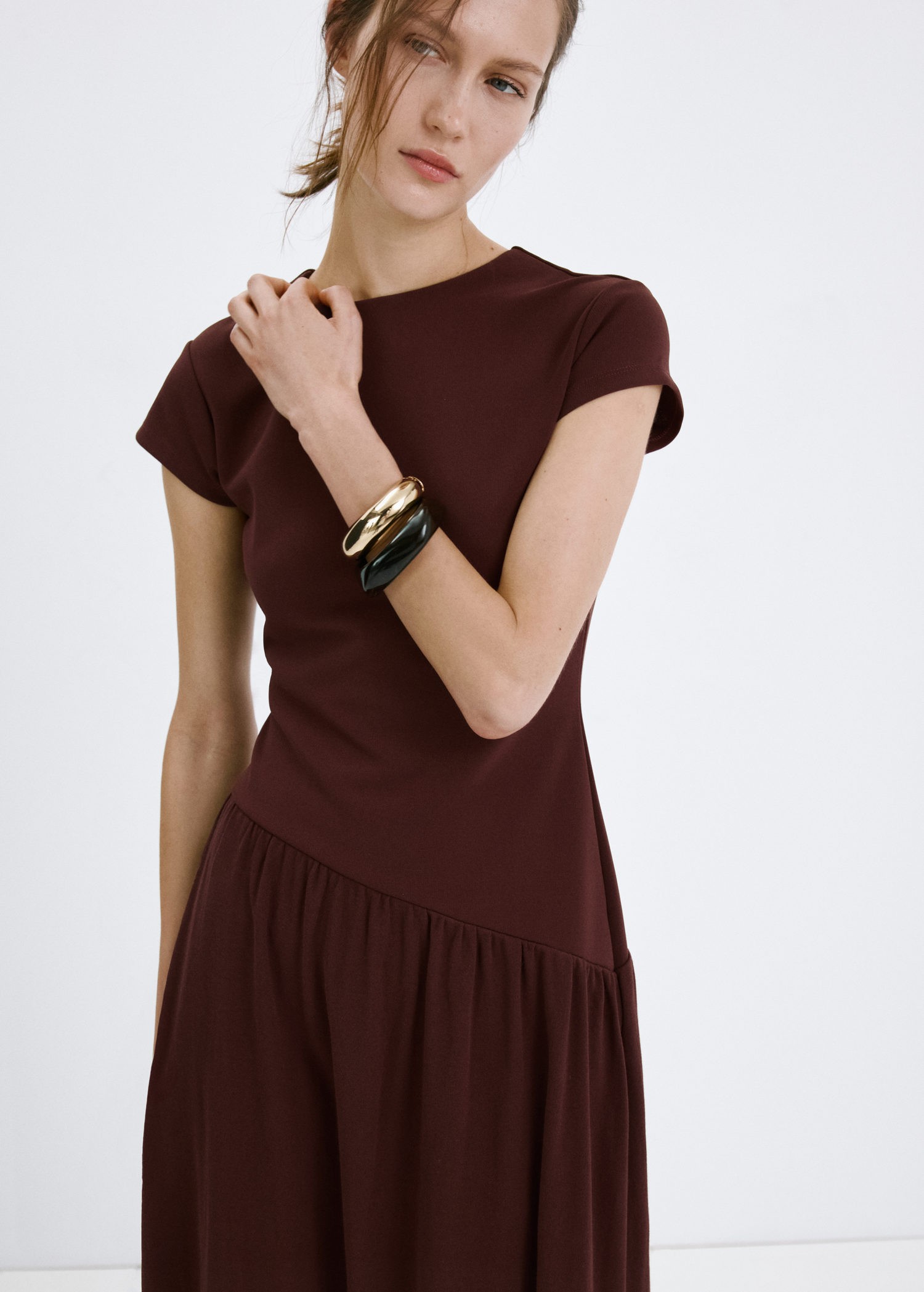 Asymmetrical Mididress