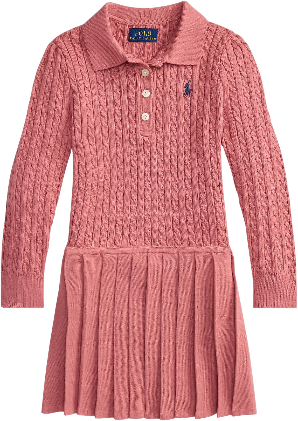 Minicable Polo Sweater Dress