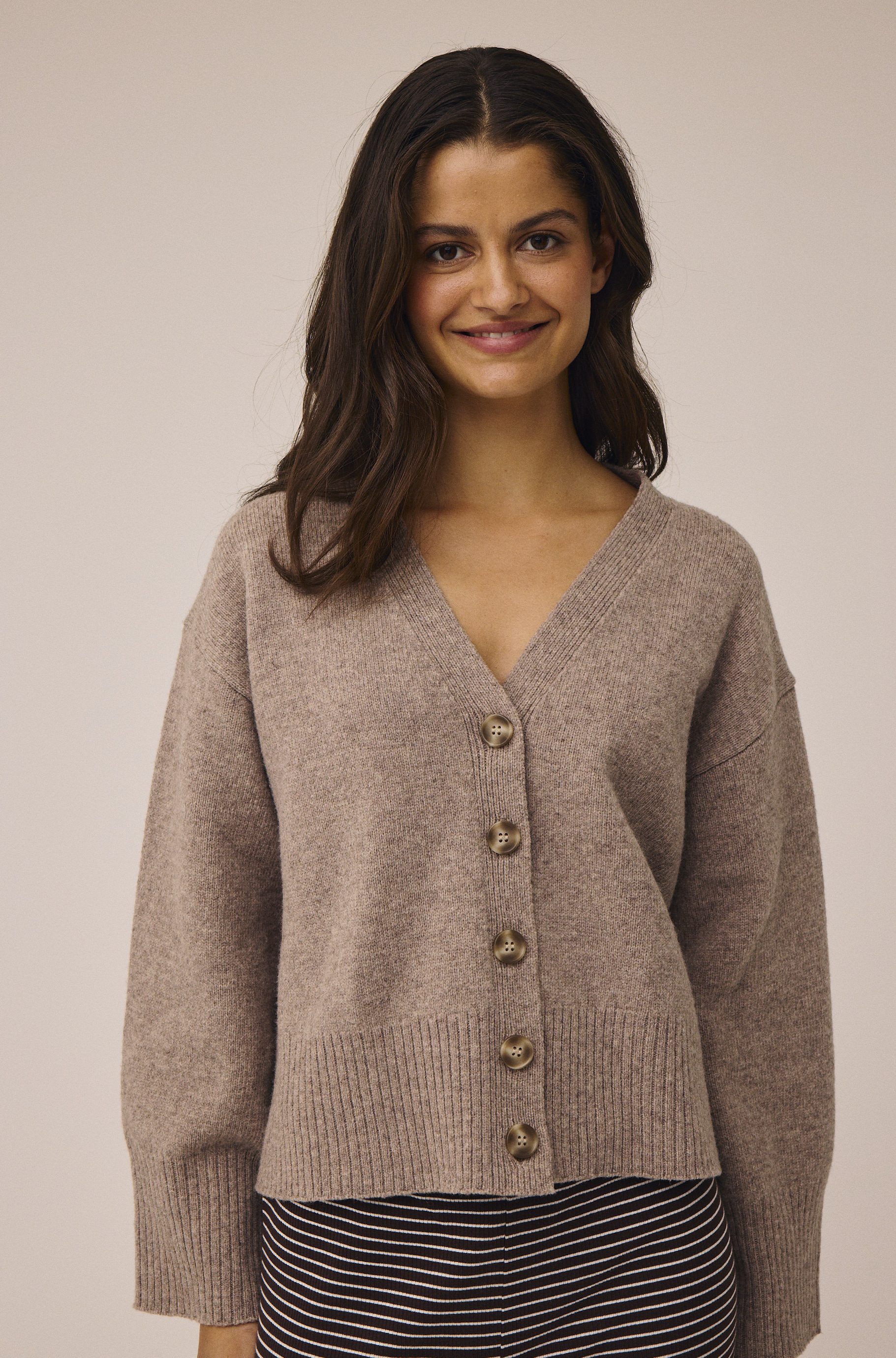 Giselle 3 Cardigan 100% Uld RWS