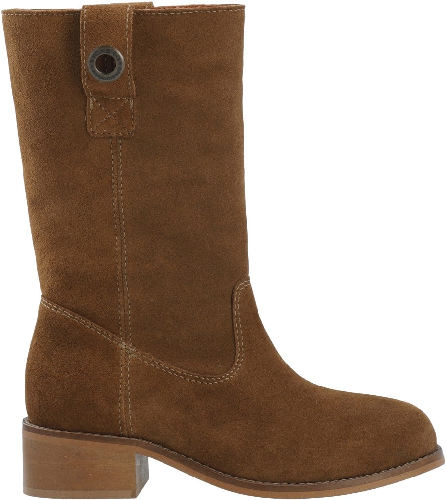 Casvilma Pull On Mid Cut Boot Suede