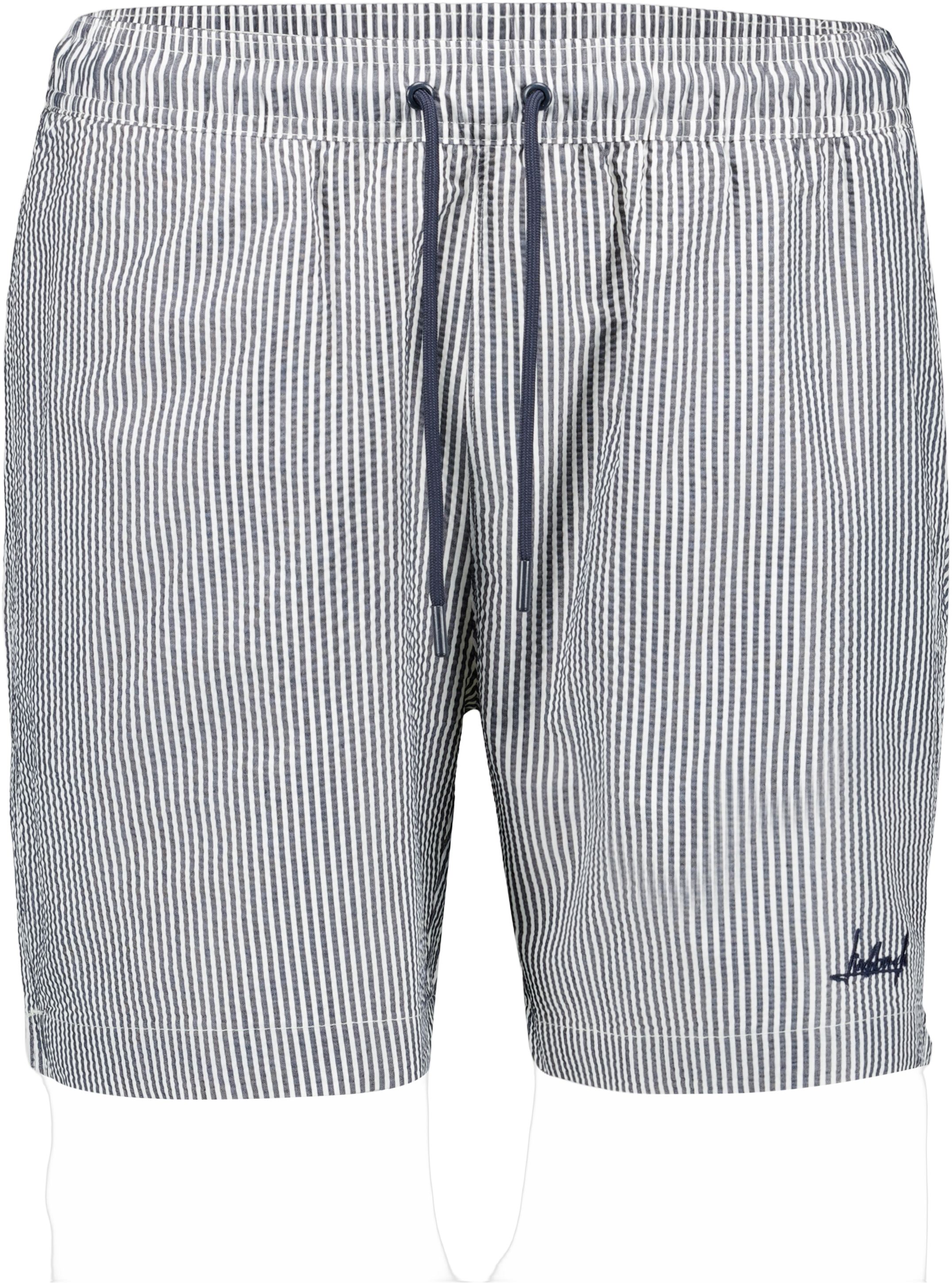 Striped Seersucker Swim Shorts