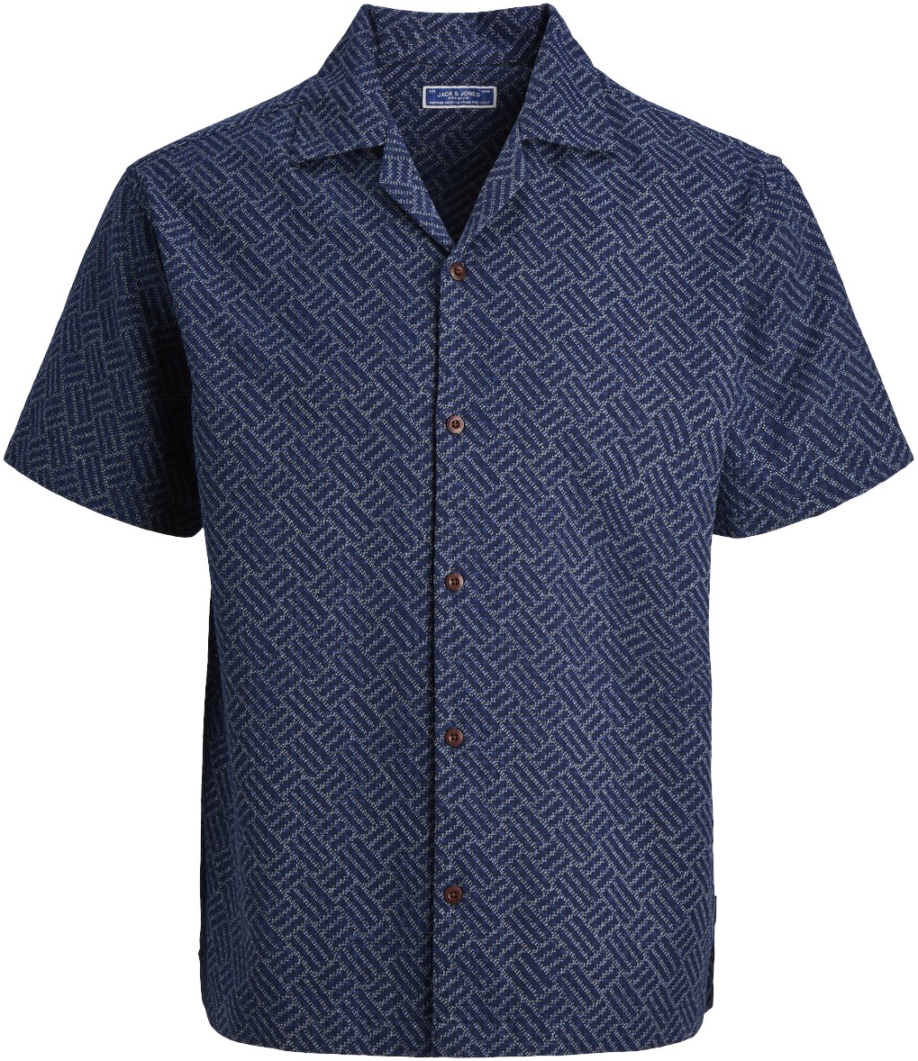 Jprbluwinson Print Dobby S/S Shirt