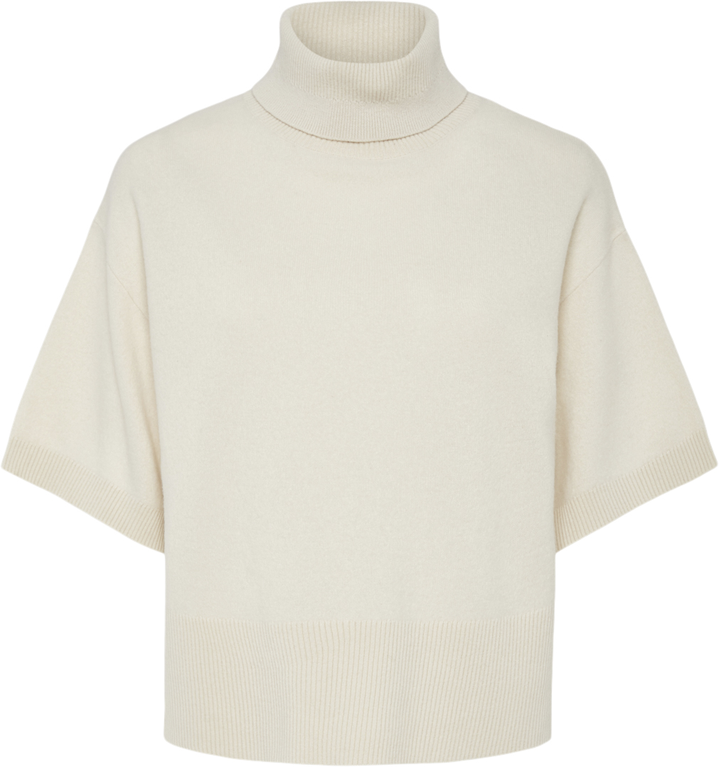 Yasemila 2/4 Roll Neck Knit Pullove
