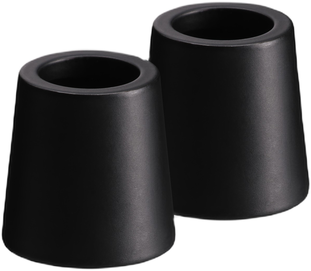 Light Candleholder Mini Taper, Matte Black, 2pack, 2,3x2,3