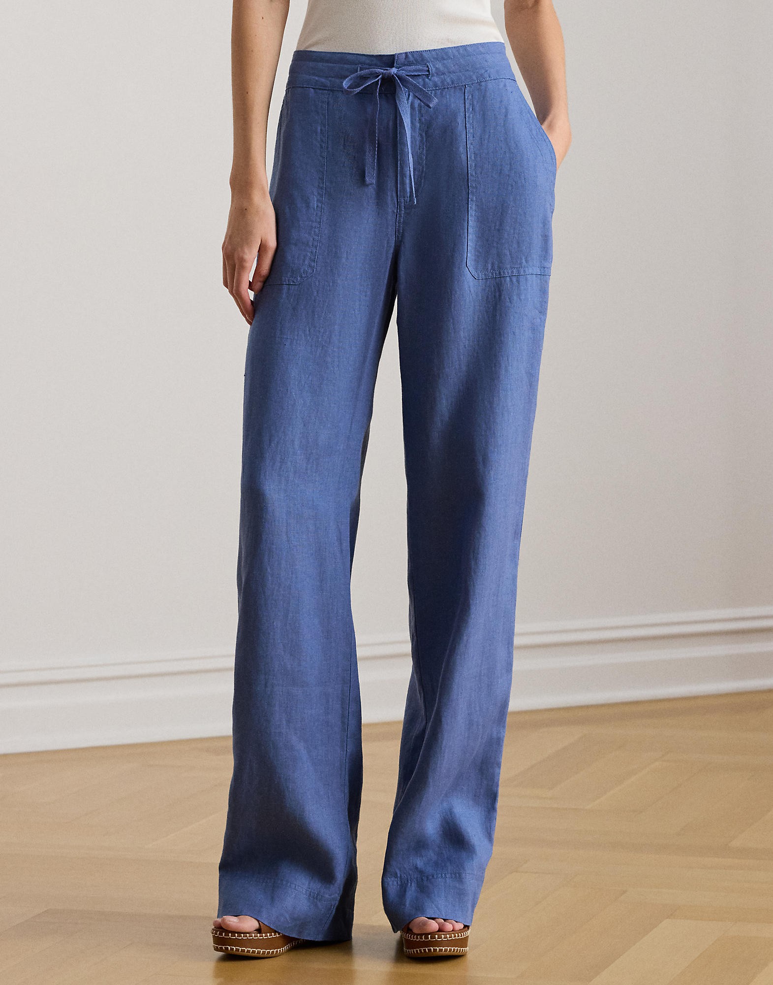 Linen Wideleg Pant