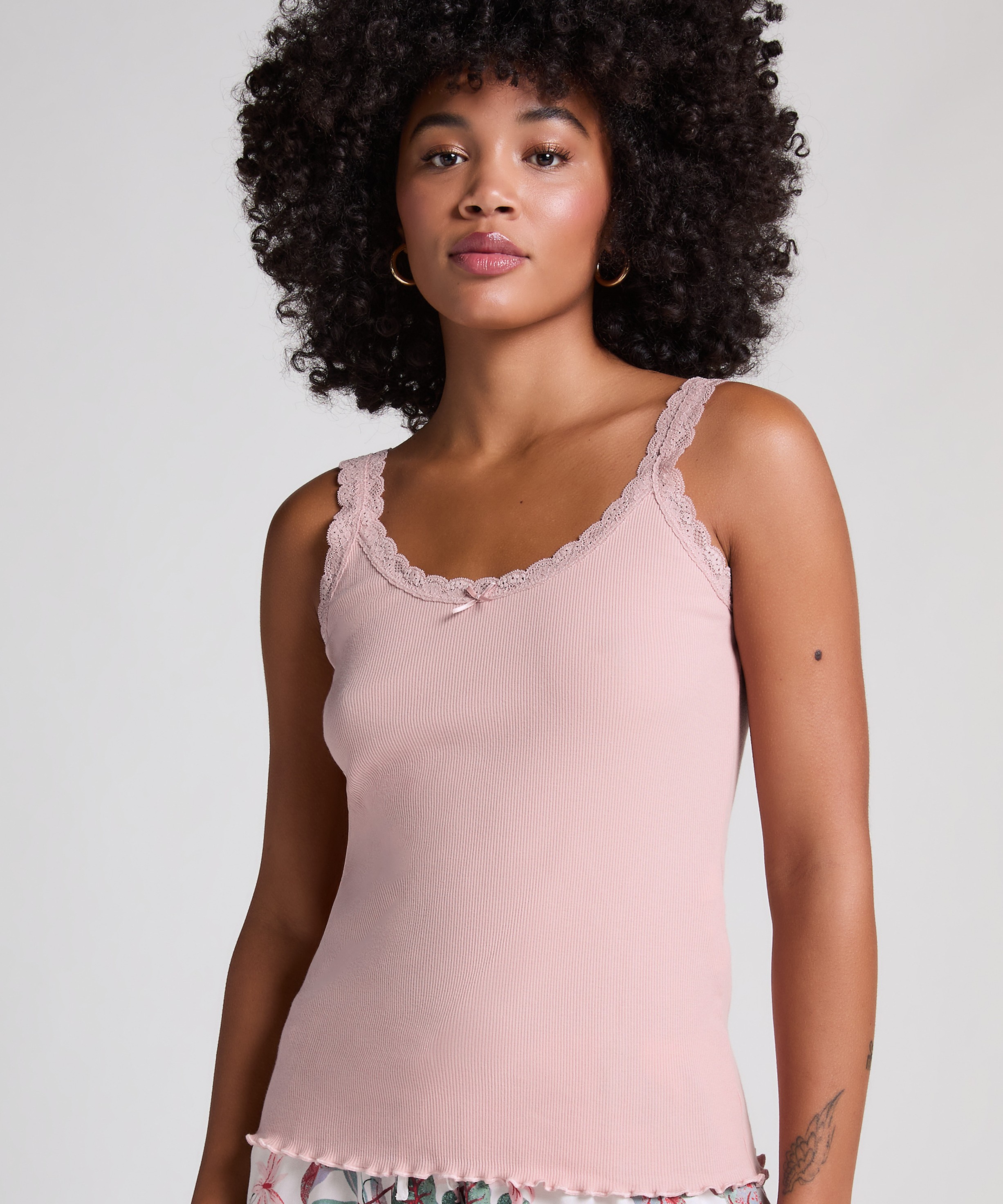 Cami Rib Lace