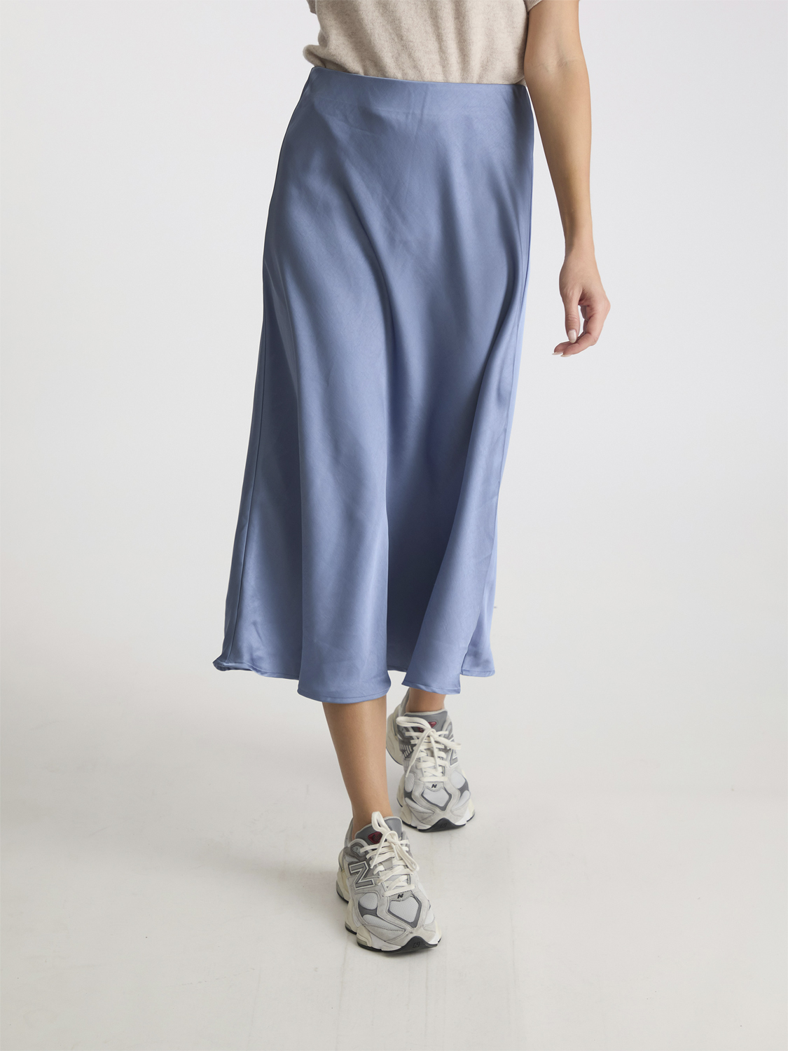 Vicky Heavy Sateen Skirt